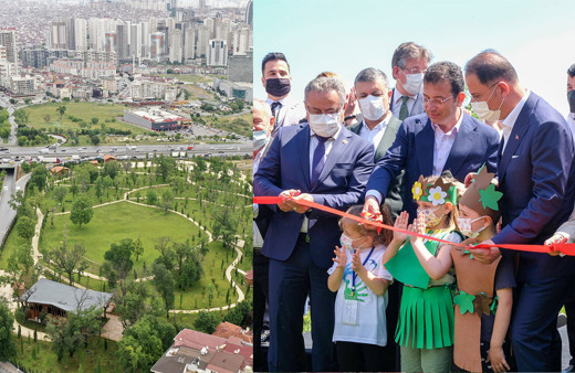 Ekrem İmamoğlu Yakuplu Kent Ormanı'nı açtı