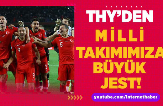 THY pilotundan Milli Takım'a sürpriz anons jesti!