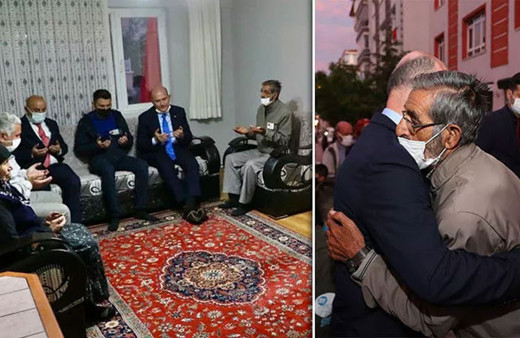 İçişleri Bakanı Süleyman Soylu'dan şehit jandarma Keleş'in ailesine taziye ziyareti