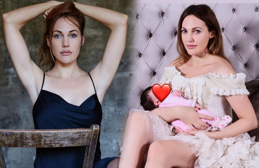 Aylardır saklıyordu! Meryem Uzerli ilk kez paylaşarak kızının yüzünü gösterdi