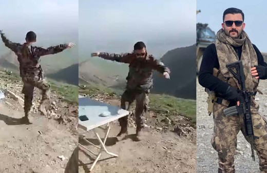 Denizlili şehit Veli Kabalay'ın zeybek oynadığı görüntü yürekleri dağladı