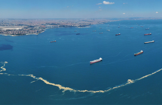 İstanbul sahillerinde kilometrelerce müsilaj hattı oluştu