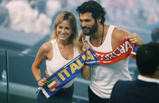 Türkiye-İtalya maçında Can Yaman'dan olay tepki!