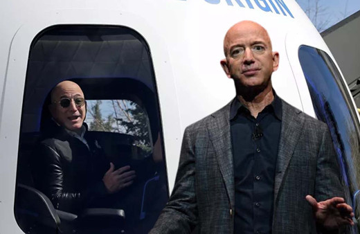 Jeff Bezos'un yanı doldu! Uzay yolculuğunda tek kişilik koltuk 28 milyon dolara satıldı