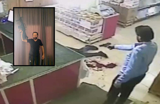 Konya'da kanlı görüntü! Market sahibinin öldürüldüğü an kamerada