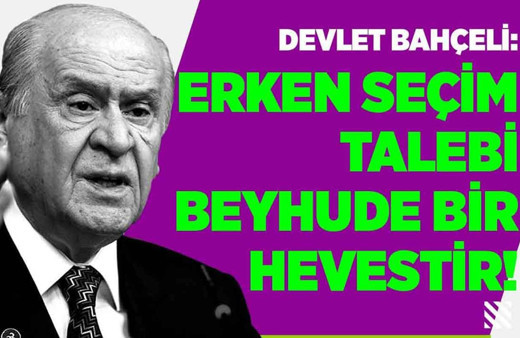 Devlet Bahçeli'den olay sözler: Muhalefet krize oynuyor, sokakları karıştırıyor!