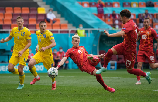 Kuzey Makedonya'yı mağlup eden Ukrayna galibiyetle tanıştı