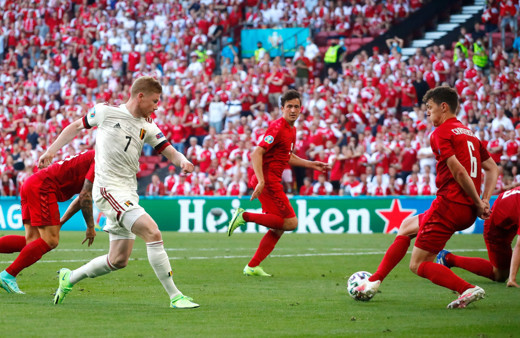 Danimarka evinde Belçika'ya boyun eğdi