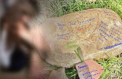 Taşa 'tecavüz ediliyorum' yazan çocuk için Bakanlık açıklama yaptı