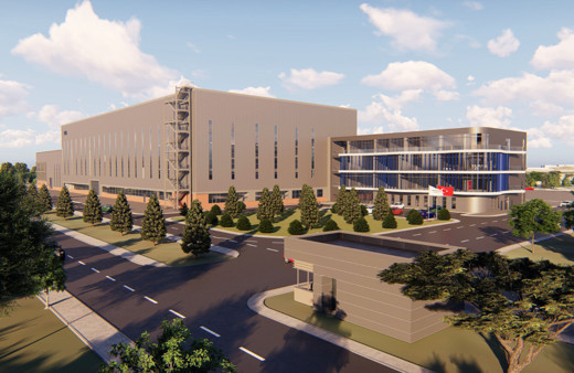 Türkiye'nin en büyük Avrupa'nın ikinci büyük rüzgar tüneli tesisinin yapımı sürüyor