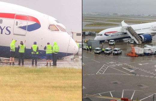 Havalimanında korku dolu anlar! Çok sayıda acil durum ekibi gönderildi