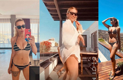 İrem Derici seksi pozlarıyla ateş etti! 'Koyver gitsin' dansı