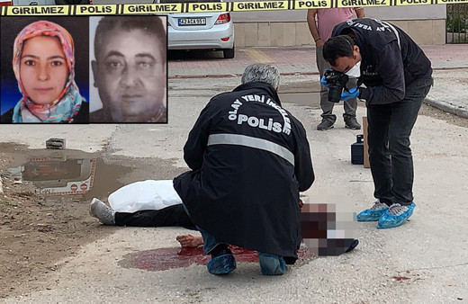 Konya'da sokak ortasında eşini öldürüp intihar etti! Sebebi ise...