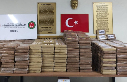 Mersin'de son 1 haftada ele geçirilen kokain miktarı 1,7 tonu geçti