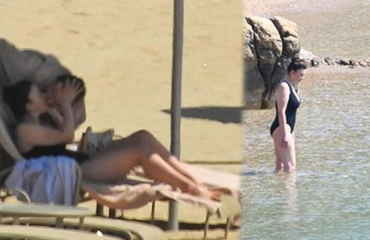 Nurgül Yeşilçay ne kadar şişmanlamış! Sahilde böyle yakalandı