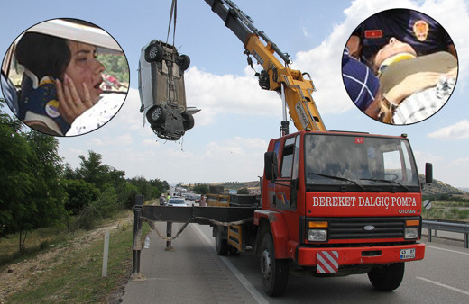 Manisa'da kazayı görüp yavaşladı zincirleme kazaya yol açtı! Yaralılar var