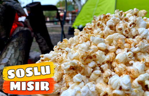Kampta patlamış mısır nasıl yapılır kokusuyla mest ediyor!