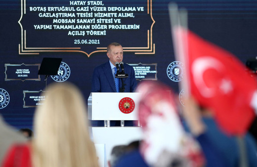 Cumhurbaşkanı Erdoğan Hatay Stadı'nın açılışına katıldı