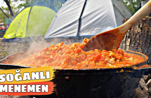 Kampta soğanlı menemen nasıl yapılır hem pratik hem lezzetli