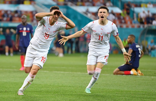 İsviçre son dünya şampiyonu Fransa'yı EURO 2020'den eledi