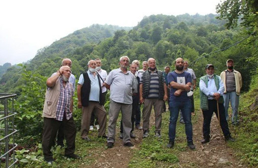 Hemşinli vatandaşlar taş ocağına karşı tek ses oldu