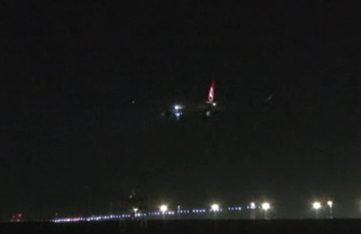 ‘Tosuncuk’'u taşıyan uçak İstanbul Havalimanı'na iniş yaptı