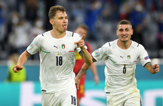 EURO 2020'de Belçika'yı deviren İtalya yarı finale yükseldi