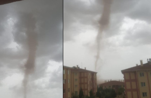 Ankara'da hortum dehşeti! Korku dolu anlar yaşandı