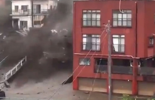 Japonya'da inanılmaz görüntü! En az 19 kişi kayıp