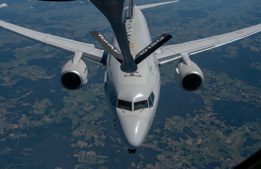 Türk Hava Kuvvetleri’ne ait HİK E-7T uçağı NATO görevinde