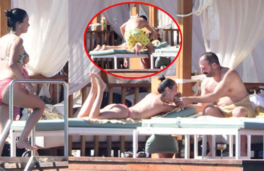 Hande Soral üstsüz güneşlendi! Kraliçeler gibi tatil yaptı!