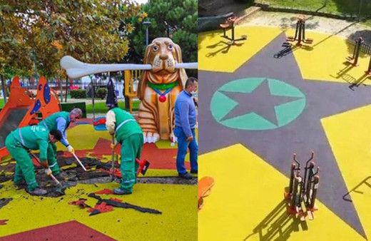 PKK sembolü olan çocuk parkının davası başladı mahkeme son halini istedi