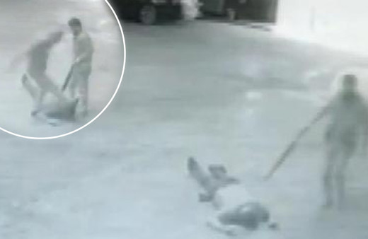 Arnavutköy'de film sahnelerini aratmayan baskının görüntüsü