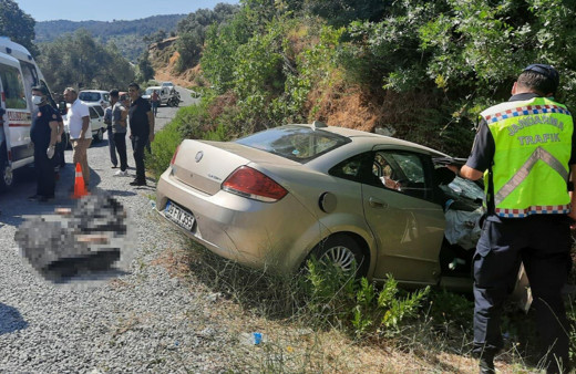 Aydın'da feci kazada can pazarı! Araç kayalığa çarptı: Meğer aile...
