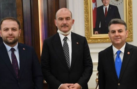 Korkmaz Karaca'dan Bakan Süleyman Soylu'ya ziyaret