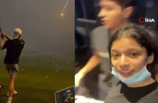 Görenler inanamadı! Topa vurunca havada olanlar oldu
