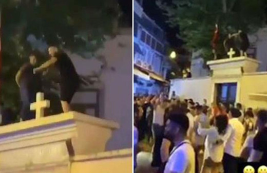 Kilise duvarında dans eden 3 şahıs hakkında karar verildi