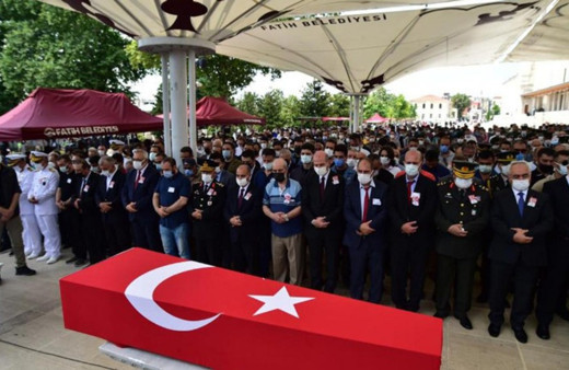 Şehit Emniyet Müdür Yardımcısı Hasan Cevher'e son görev Bakan Soylu da katıldı