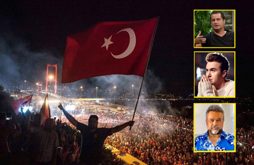 Ünlülerden 15 Temmuz paylaşımları... 'Kara günü unutmadık' mesajı