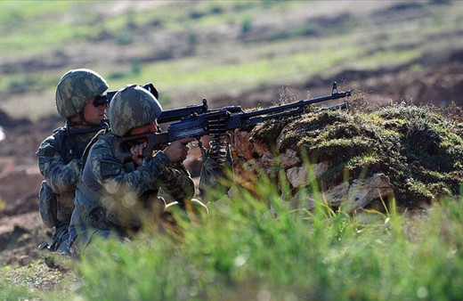 Teröristlerin taciz ateşine cezalandırma atışıyla karşılık verildi! 7 terörist etkisiz hale getirildi
