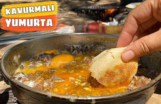 Kavurmalı yumurta nasıl yapılır tadına doyum olmaz!