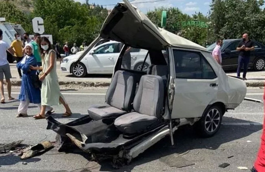 Ankara'da zincirleme kaza: 1 ölü 10 yaralı
