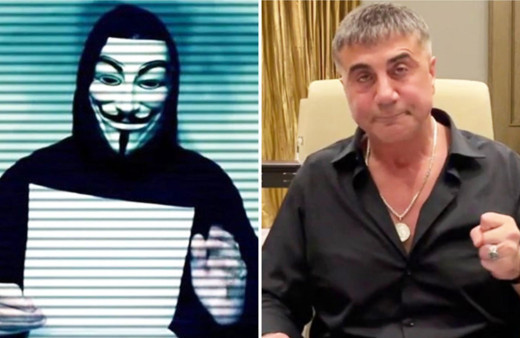 Anonymous'tan Sedat Peker'e sert karşılık: Yürü git faşist