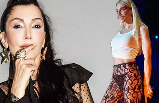 Hande Yener 'Ben daha açığını giyeceğim' dedi işte konserdeki sahne kostümü