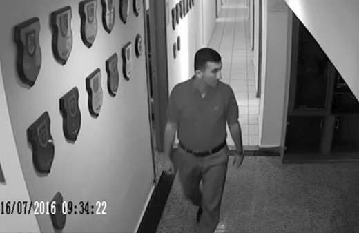 Yurtta sulh konseyindeki firari yarbayın Akıncı Üssü'nde görüntüleri ortaya çıktı