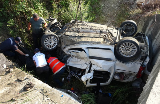 Samsun'da feci kaza! 60 metre sürüklenip ters döndü: Ölüler ve yaralılar var