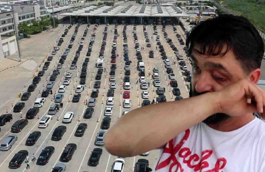 Kapıkule Sınır Kapısı'nda gurbetçi yoğunluğu! 'Türkiye'nin kıymetini bilin' deyip ağladı