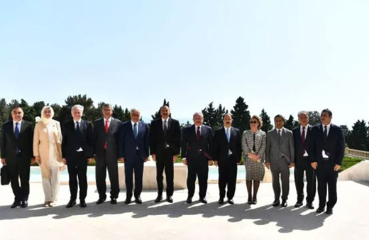 Azerbaycan Cumhurbaşkanı İlham Aliyev, TBMM Başkanı Mustafa Şentop'u kabul etti