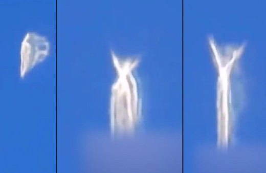 Yedi dakika sürdü! Uçaktayken fark etti görenler şok oldu