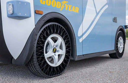 Goodyear'ın havasız lastikleri ilk olarak orada uygulanacak